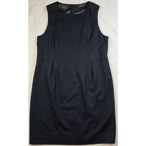 Pendleton Virgin Wool Navy Blue Sleeveless Sheath Petite Dress